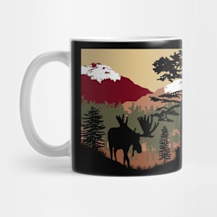 Moose Sunset Mug